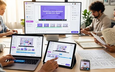 Transformer une présentation en vidéo avec Canva