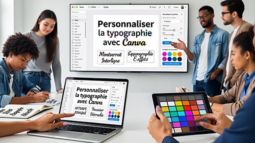 Personnaliser la typographie avec Canva