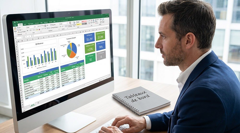 tableau de bord Excel